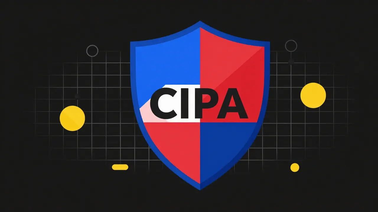 Abstract Bauhaus shield symbolizing verified pharmacy safety